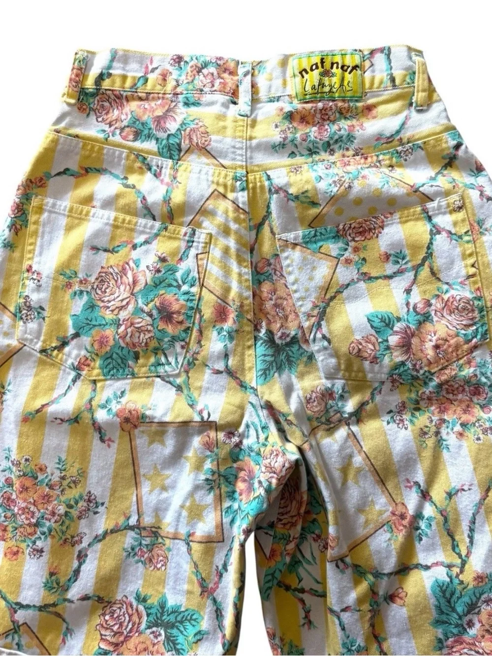 vintage Naf Naf denim Bermuda shorts Women’s Size 36 Cottagecore Mom Shorts